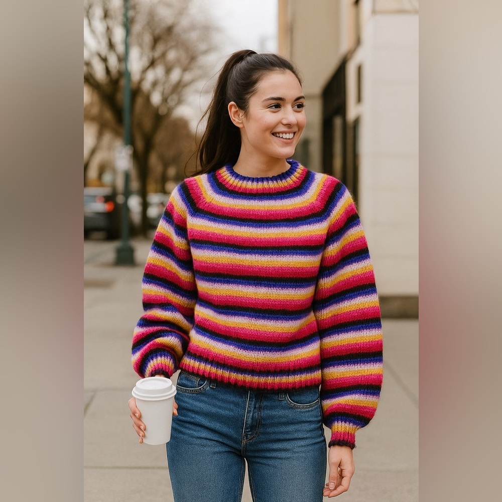 Rainbow Sweater by Golden Days Paris